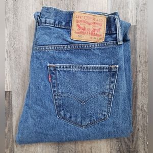 34x30 LEVI'S 505 JEANS MEDIUM WASH EUC